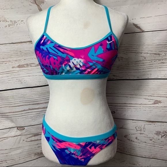 Nike Sport Better World Tropical Print Bikini - Picture 2 of 9